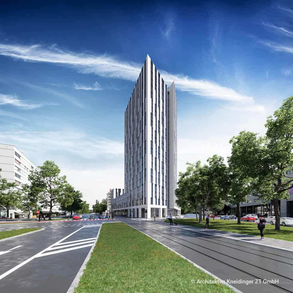 ZBI Visualisierung High 5 Projekt in Linz Architekten Kneidinger ZT