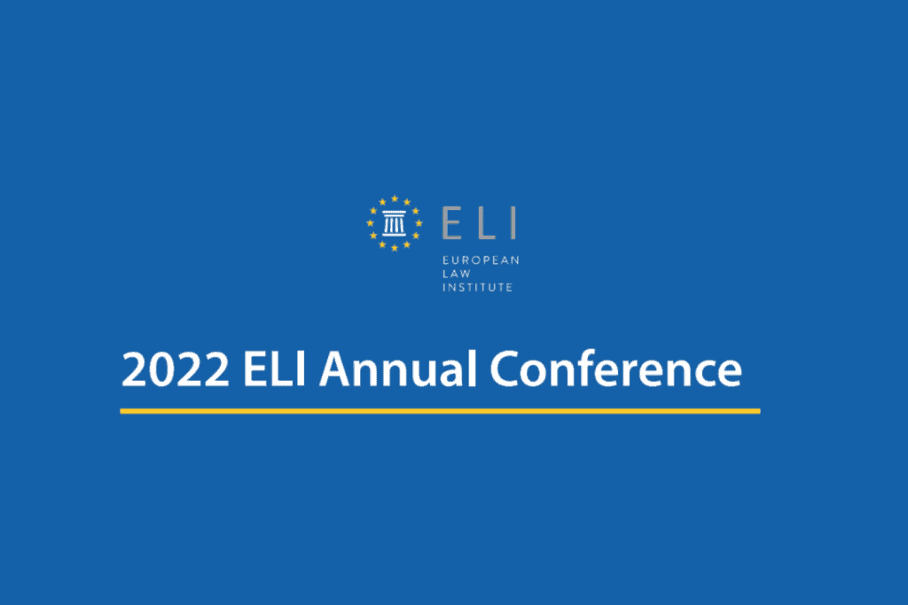 ELI Conference 2022 Madrid - EY Law Martin Hanzl Speaker Blockchain Crypto Smart Contracts
