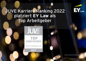Juve Karriere Ranking 2022 EY LAw bester arbeitgeber österreich kanzlei