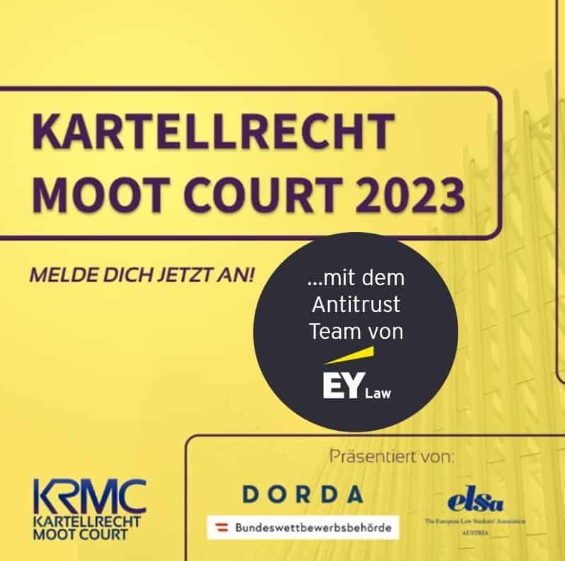 Kartellrecht Moot Court 2023 mit dem EY Law Antitrust Team, David Konrath