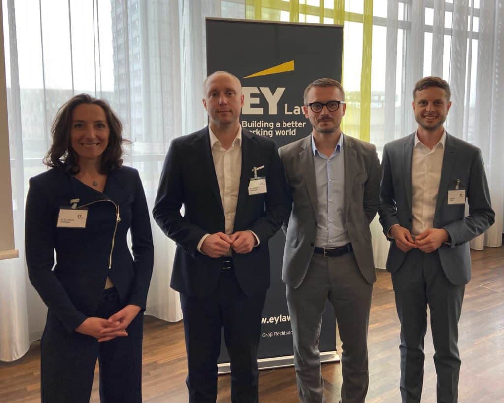 EY Law Rechtsberatung in Linz: D&O Event Geschäftsführerhaftung: Wie weit reicht die Sorgfaltspflicht? Tipps von den Expert:innen Rechtsanwalt Christian Gusenbauer, EY Steuer-Expert:innen Eva-Maria Kerstinger und Dominik Ziegl, sowie Mihajlo Milanovic von der GreCo Group.