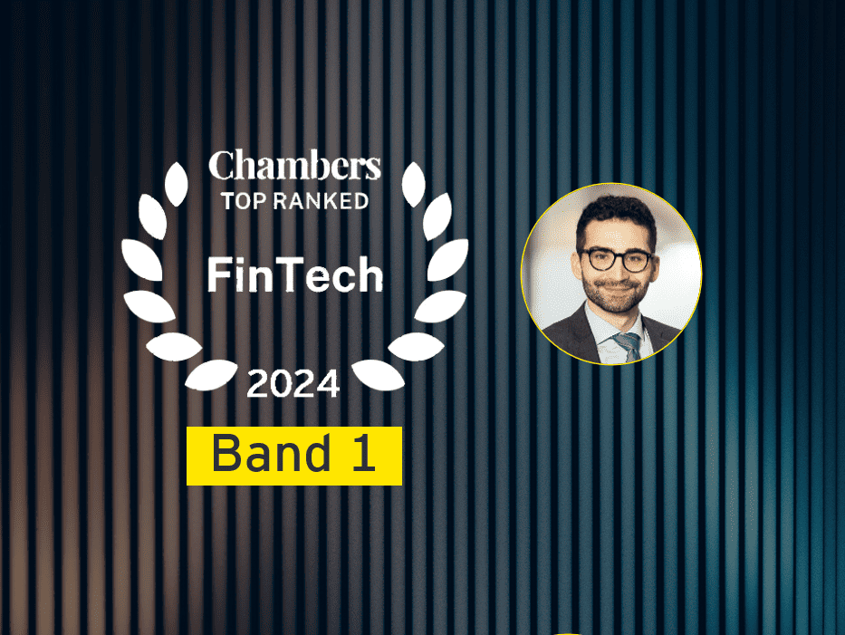 CHAMBERS FinTech Ranking Band 1 EY Law Austria Martin Hanzl