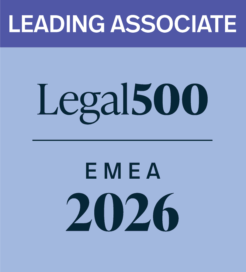 Legal 500 EMEA 2026: Leading associate.