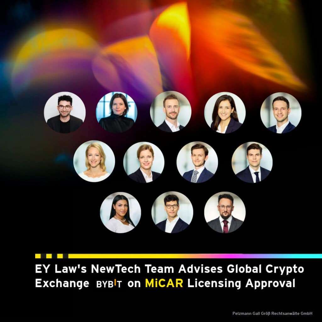 EY Law FinTech Team Bybit MiCar Lizenzierung Österreich Wien Kryptobörse