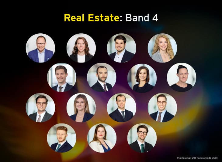 Real Estate: Band 4. Porträtfotos des gesamten Teams.
