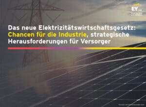 Das neue Elektrizitätswirtschaftsgesetz: Chancen für die Industrie, strategische Herausforderungen für Versorger