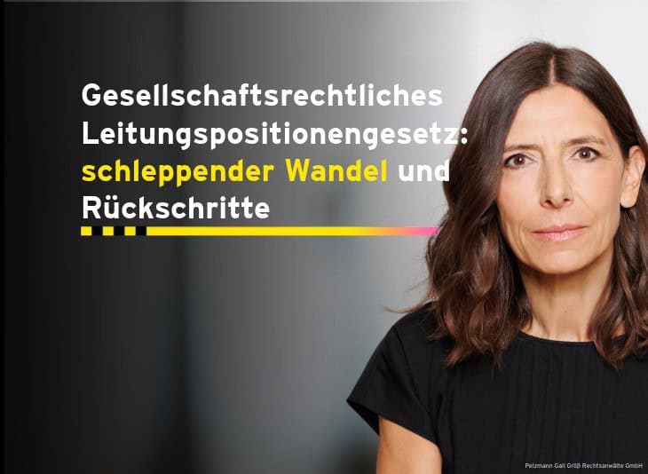 Gesellschaftsrechtliches Leitungspositionengesetz: schleppender Wandel und Rückschritte